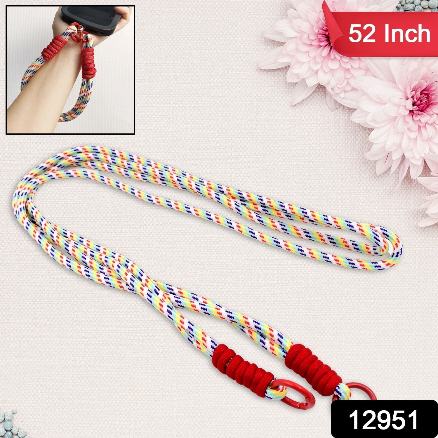 Universal lanyard for phone, Cross-body Cell Phone Lanyard With All Smartphones (1 pc / 52 Inch / Multicolor) Universal lanyard for phone, Cross-body Cell Phone Lanyard With All Smartphones (1 pc / 52 Inch / Multicolor)